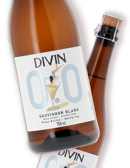 Divin Sauvignon Blanc Effervescent 0.0%